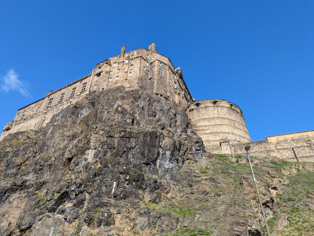 Edinburgh Castle from Lothian Road